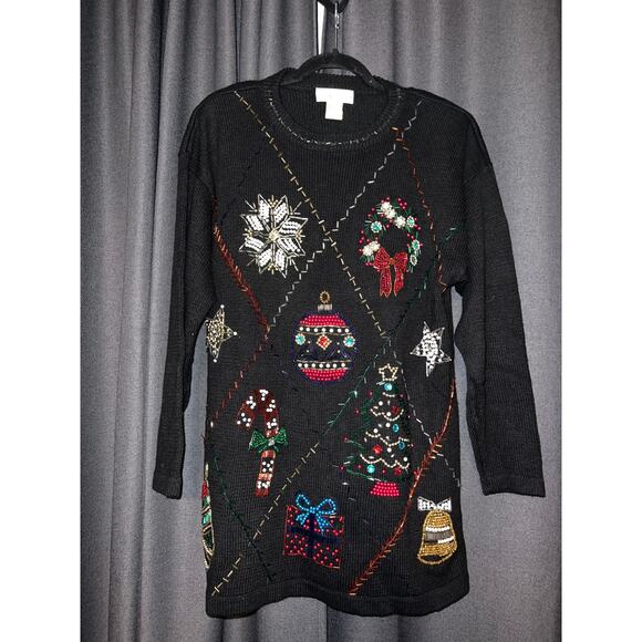 Ugly Christmas Sweater Xmas Size Medium - Picture 1 of 3